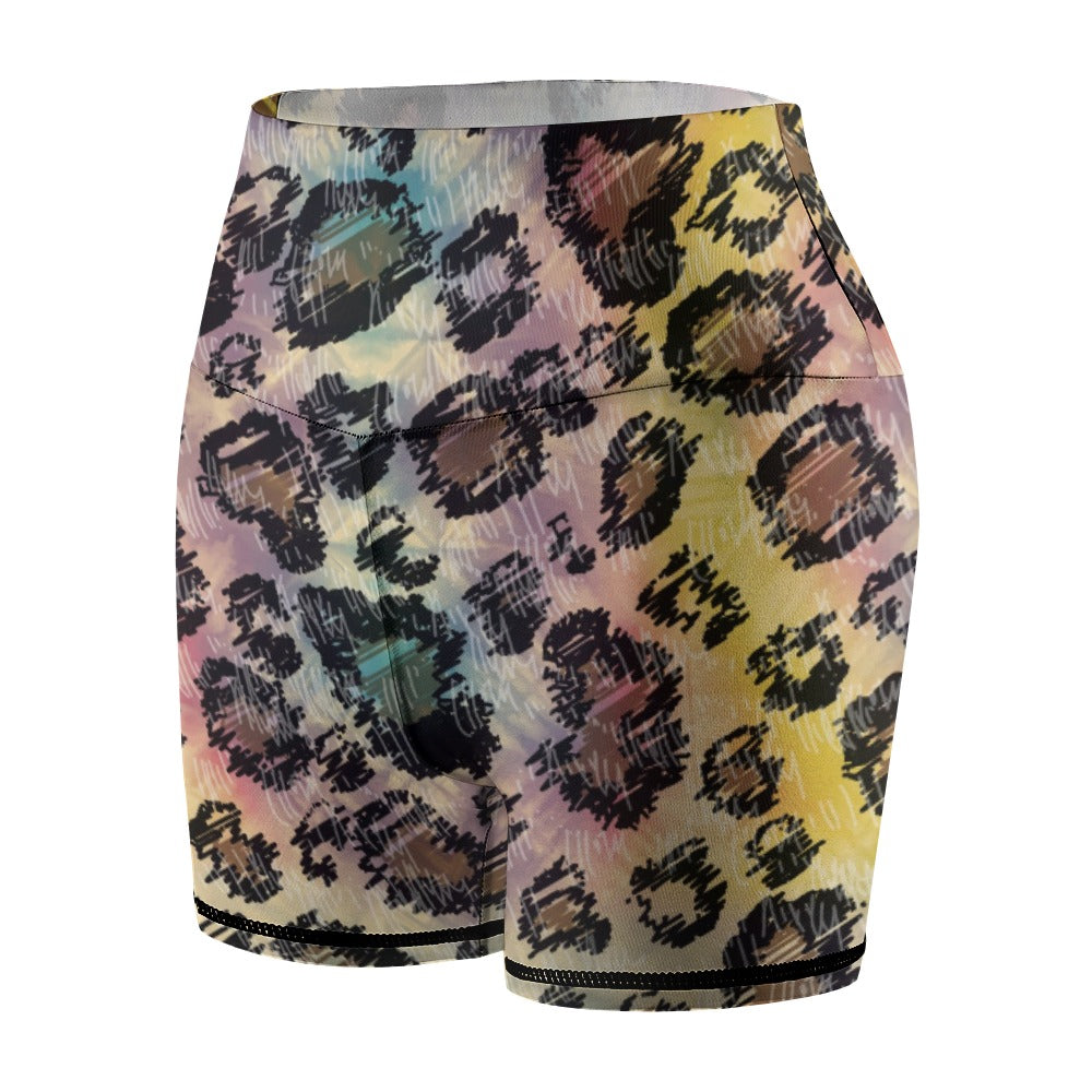 Primal Sketch Yoga Shorts