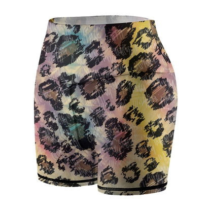 Primal Sketch Yoga Shorts