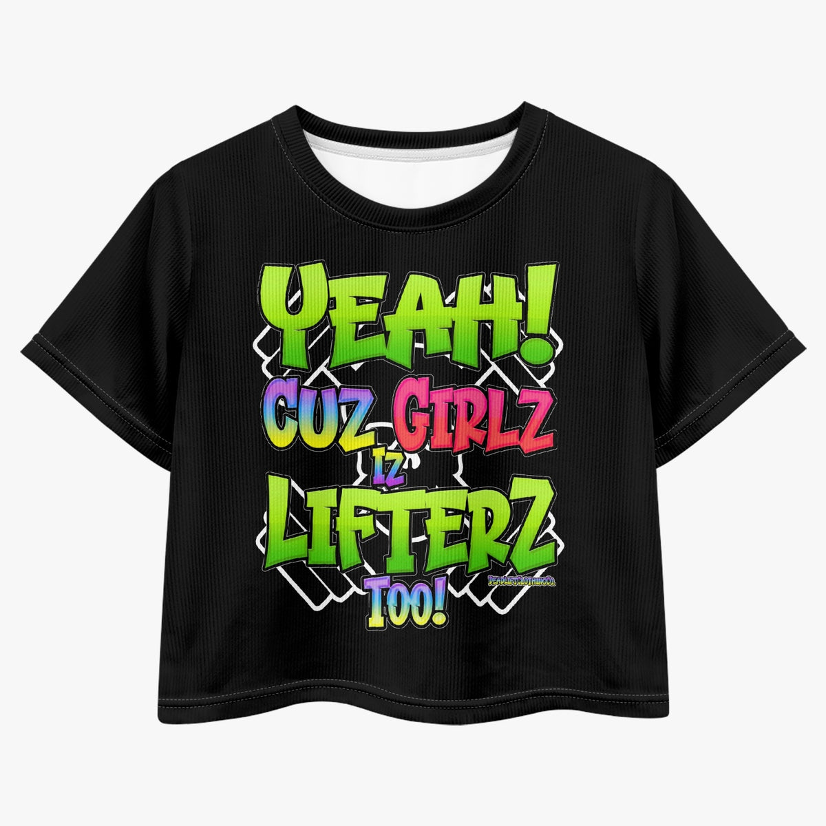 GIrl Lifterz Loose Crop Top Tee