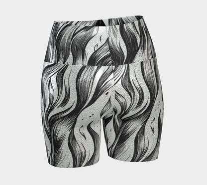 Flamed Yoga Short Glitter