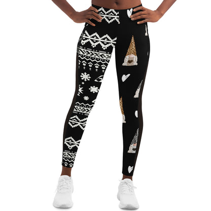 Gnome For The Holidays Mesh Pocket Legging