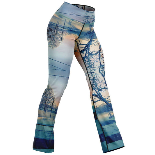 Winter Wonderland Flare Leggings