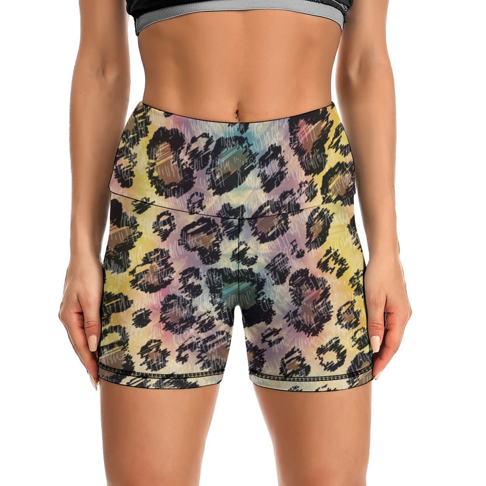 Primal Sketch Yoga Shorts
