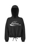 Curves Cropped Oversize Hooded Sweatshirt
