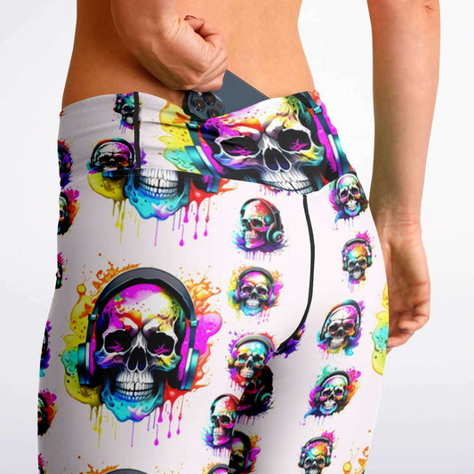 Music Is Dead Flare Leggings