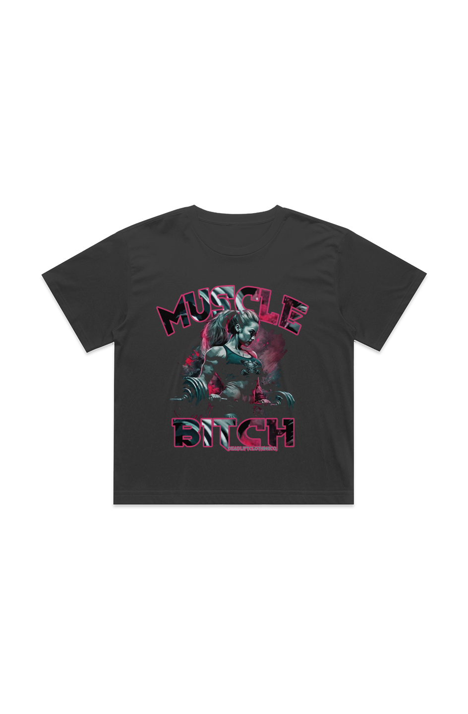 Muscle B*tch Martina Crop Tee