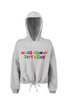 ToysRUs Cropped Oversize Hooded Sweatshirt