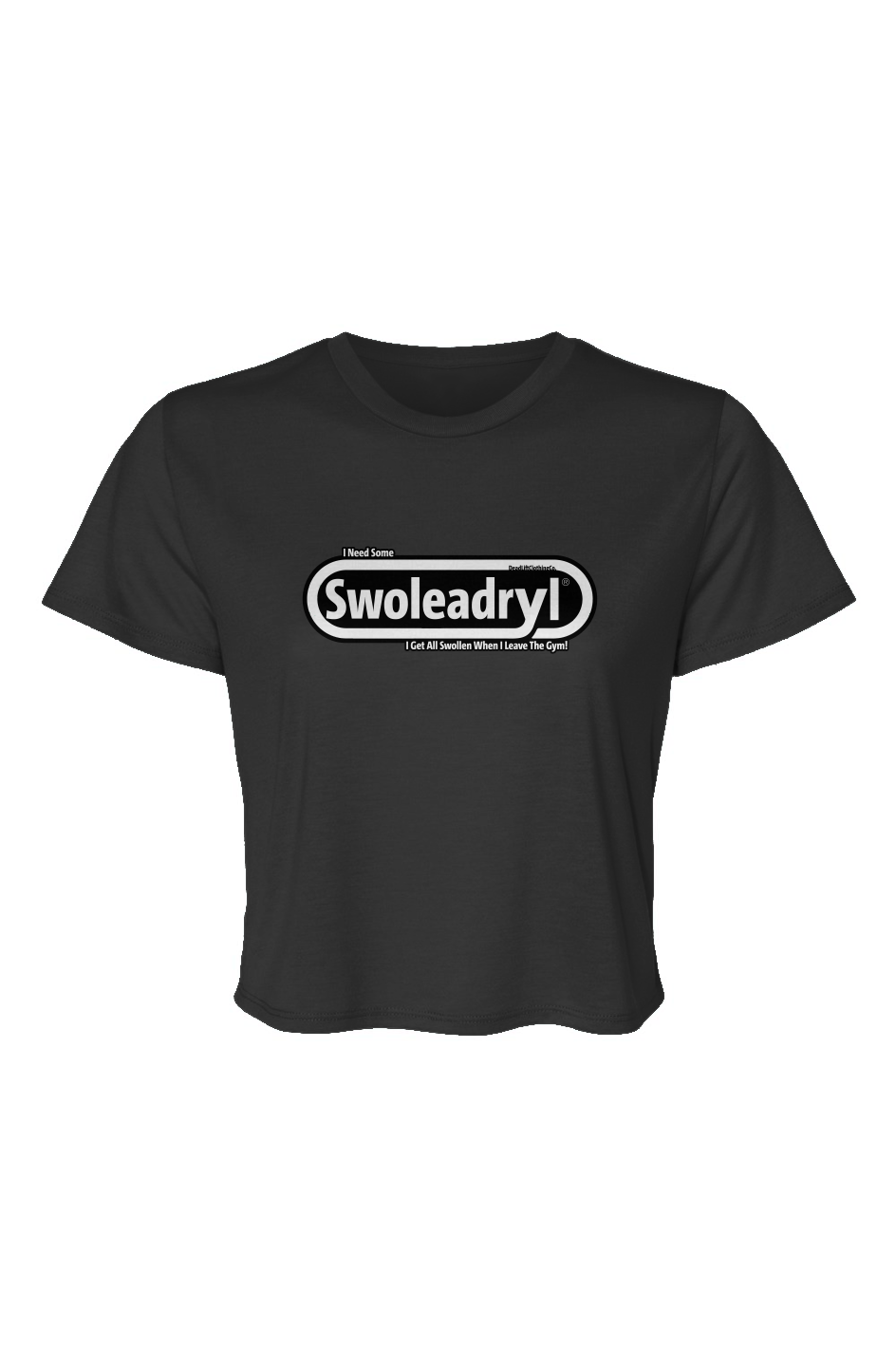 Swoleadryl Flowy Cropped Tee