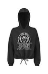 The Journey Cropped Oversize Hooded Sweatshirt