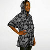 Inky Paisley Hooded Baseball Jersey