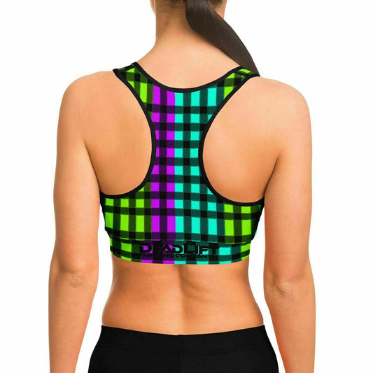 HV Plaid Sports Bra