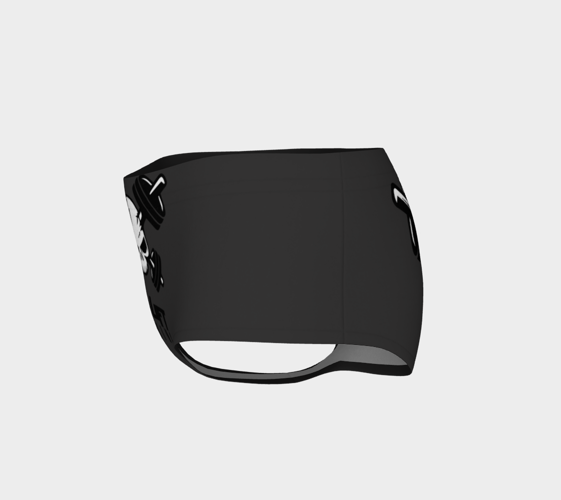 Bangers Charcoal Mini Shorts