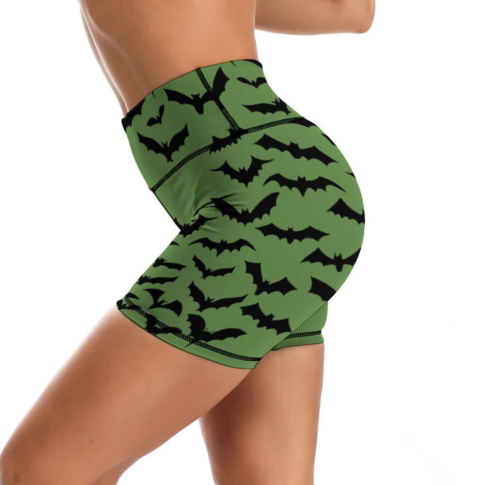 Batty Green Yoga Shorts