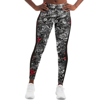 RoseCranial Mesh Pocket Legging