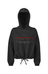 Lost Boys Cropped Oversize Hooded Sweatshirt