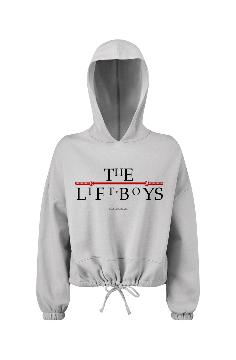 Lost Boys Cropped Oversize Hooded Sweatshirt
