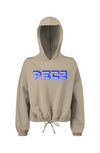 PEZ Cropped Oversize Hooded Sweatshirt