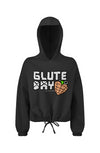 GreenDay Glutes Cropped Oversize Hooded Sweatshirt