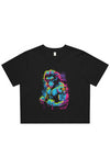 Monkey Biz Womens Classic Crop Tee