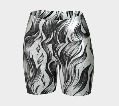 Flamed Yoga Short Glitter