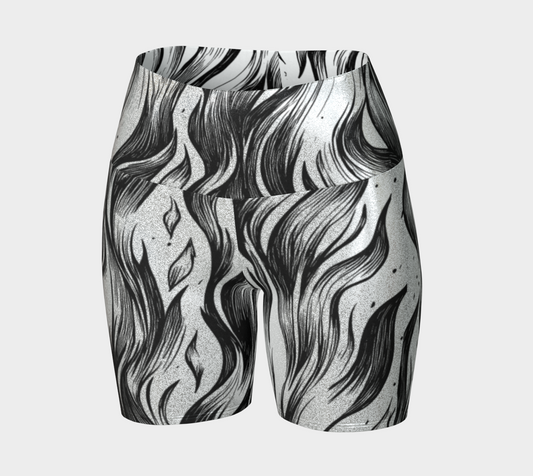 Flamed Yoga Short Glitter