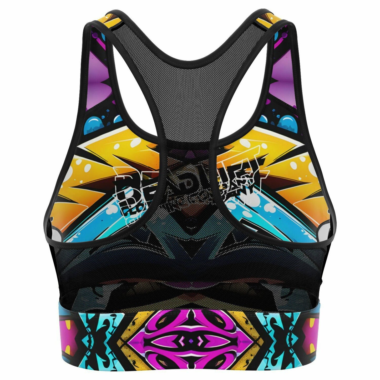 Urban Concept Mesh Padded Sports Bra