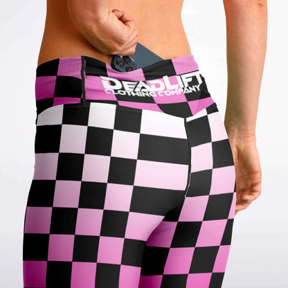 CheckOut The Mirror PINK Flare Leggings