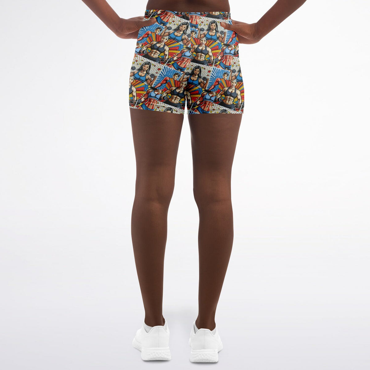 Pop Art AI Legging Shorts