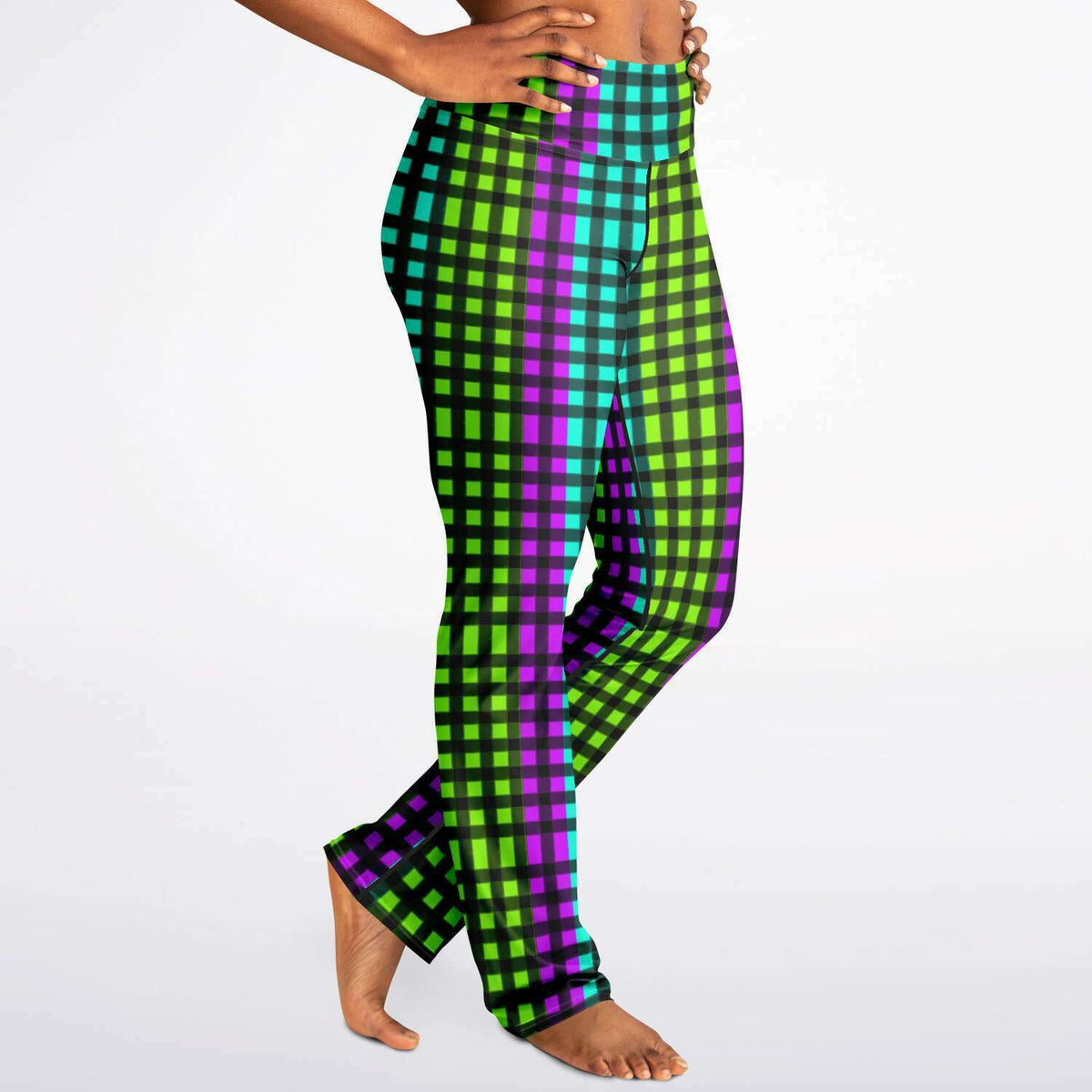 HV Plaid Flare Leggings