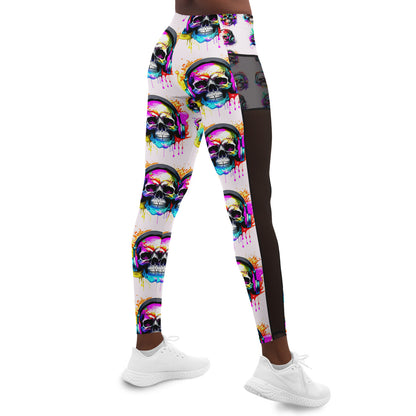 Music Is Dead Mesh Pocket Legging