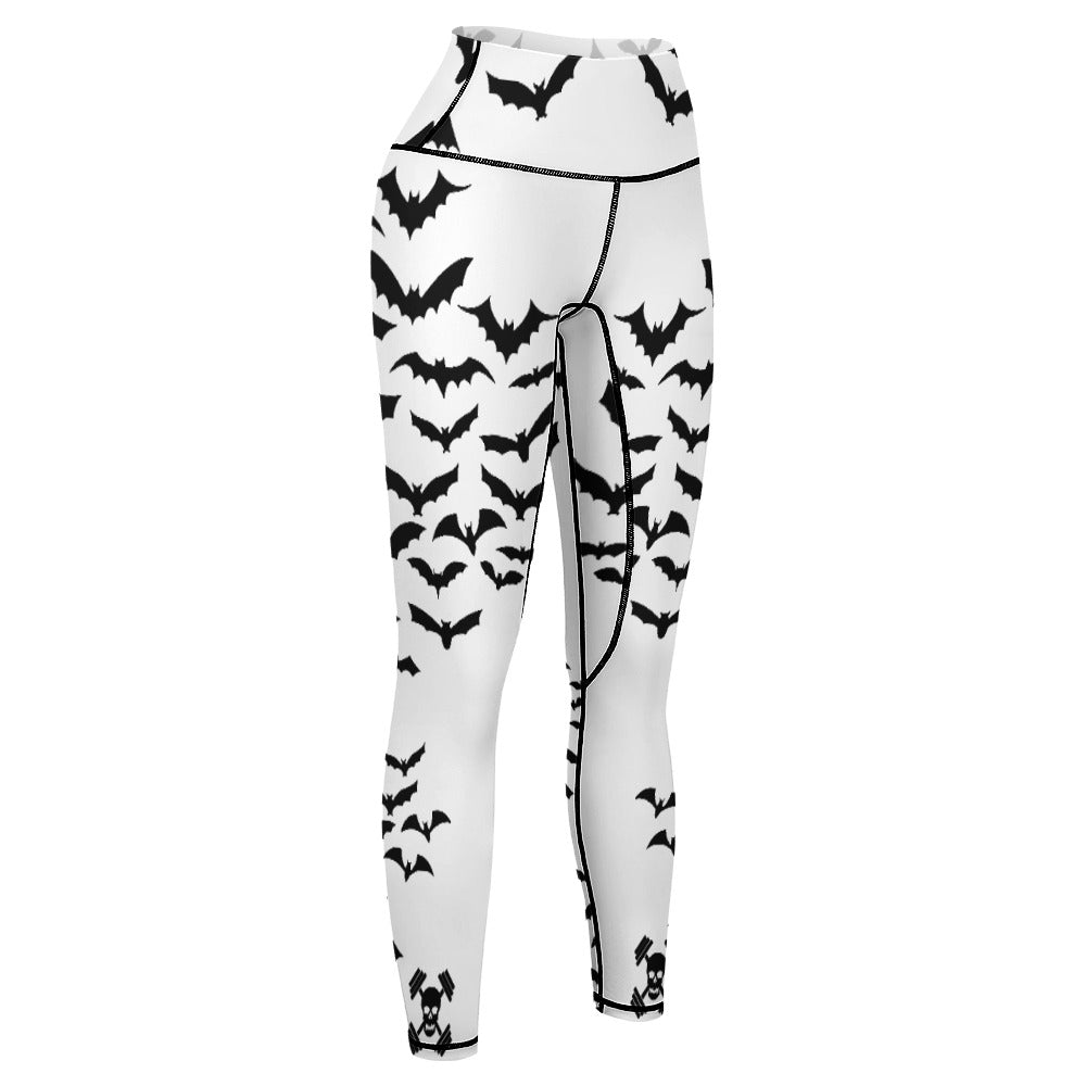 Batty White Yoga Pants