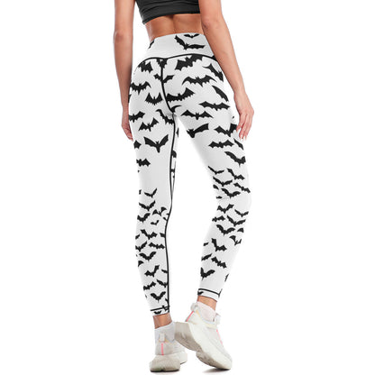Batty White Yoga Pants