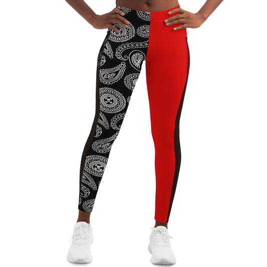 Inky Paisley Remix Mesh Pocket Legging