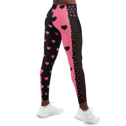 Heart And Soul Mesh Pocket Legging