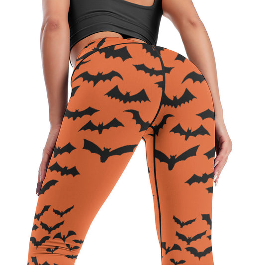 Batty Yellow Yoga Pants