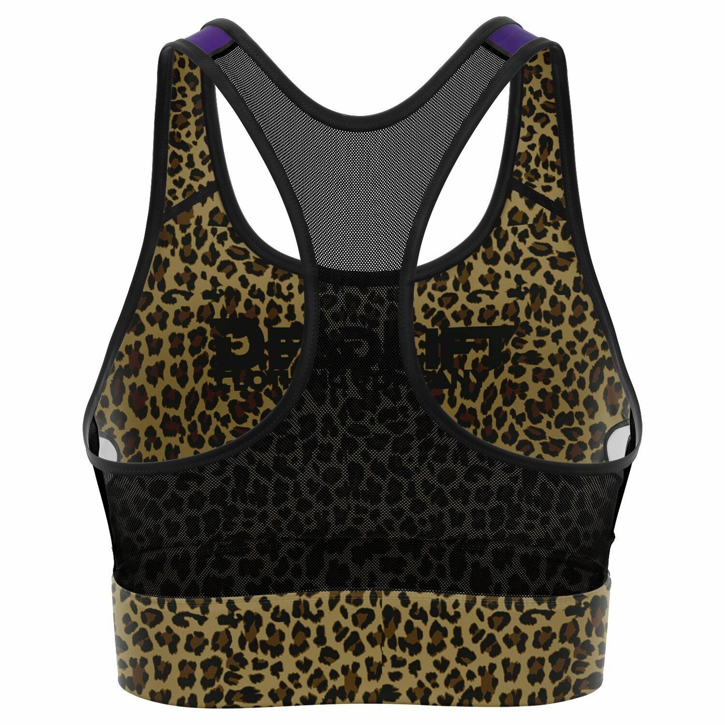 Gangster Glam Mesh Padded Sports Bra
