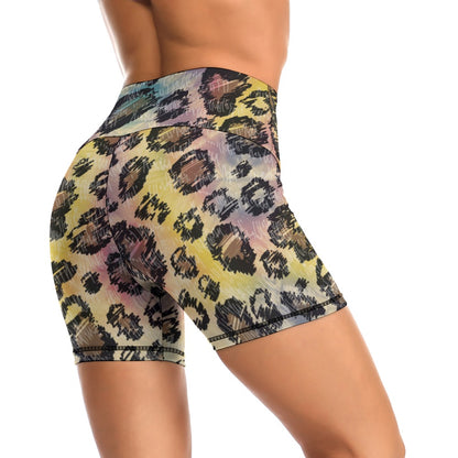 Primal Sketch Yoga Shorts