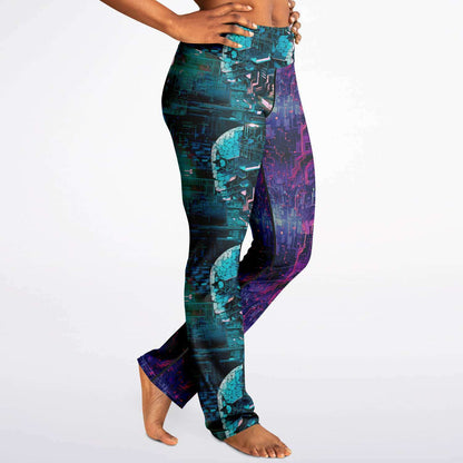 CyberSkullNetik Flare Leggings