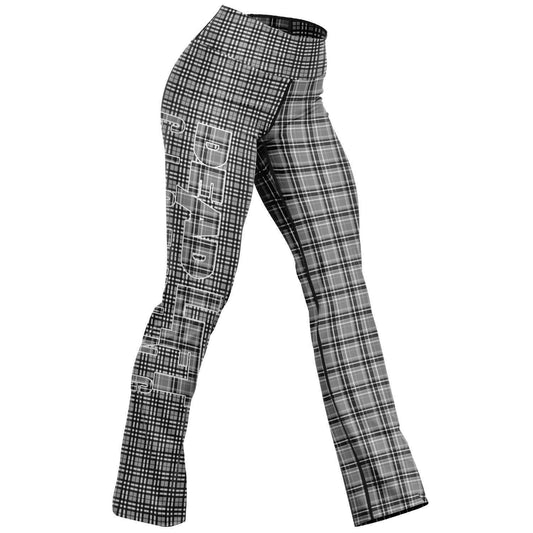 2 Plaidz Flare Leggings