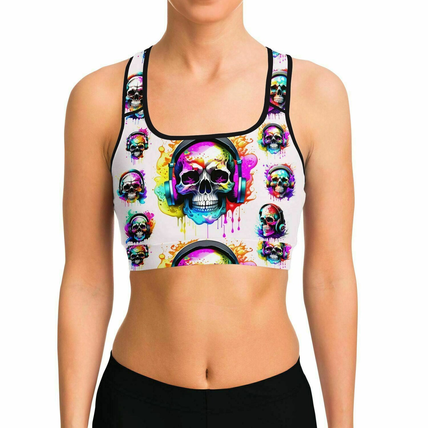 Music Is Dead Sports Bra