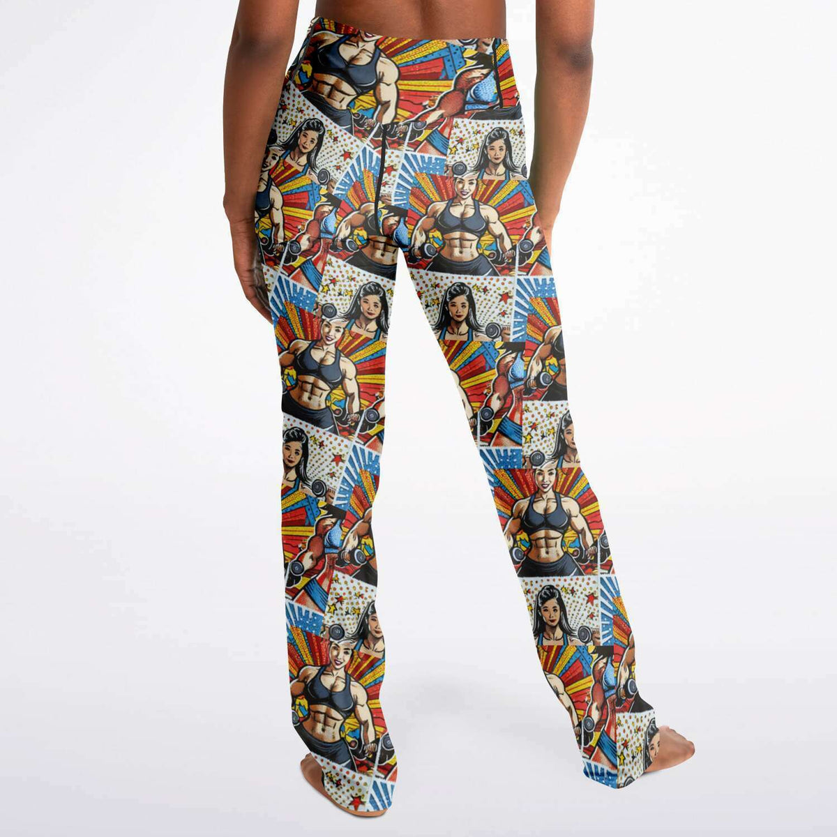 Pop Art AI Flare Leggings