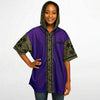 Gangster Glam Hooded Baseball Jersey