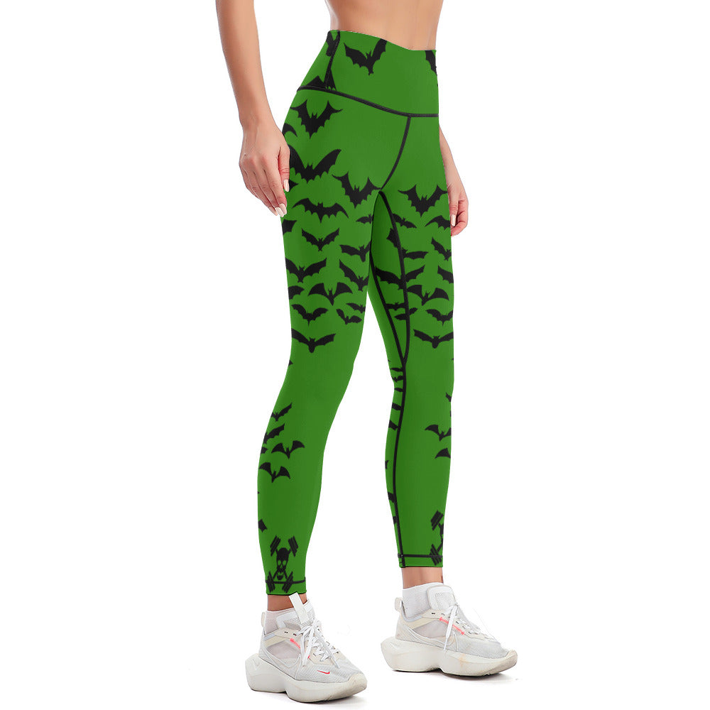 Batty Green Yoga Pants