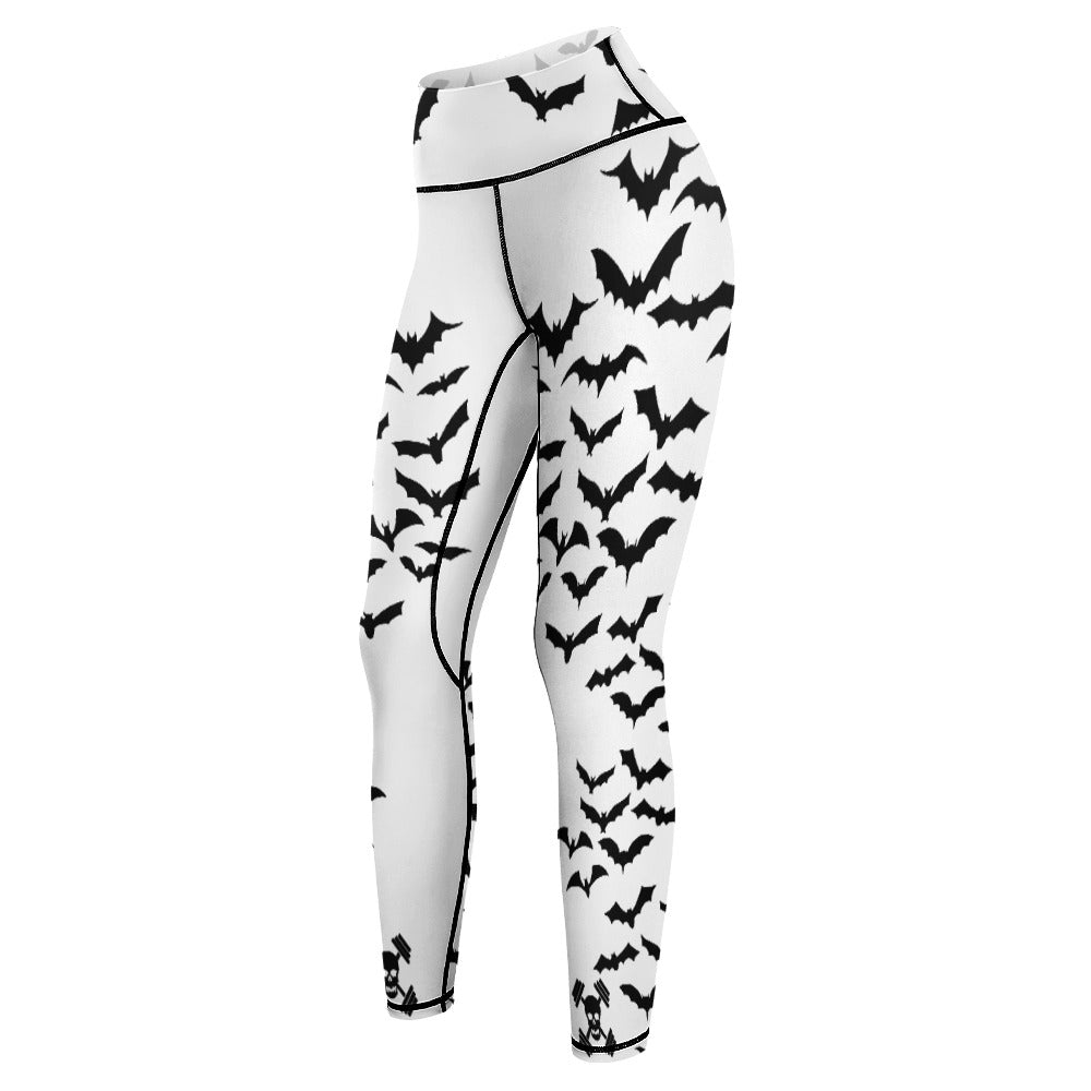 Batty White Yoga Pants