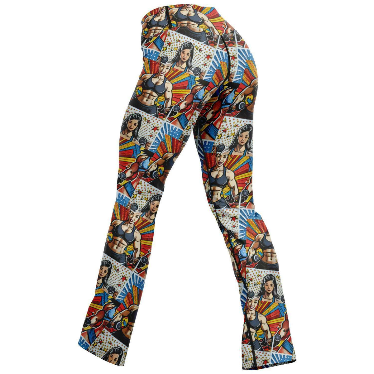 Pop Art AI Flare Leggings