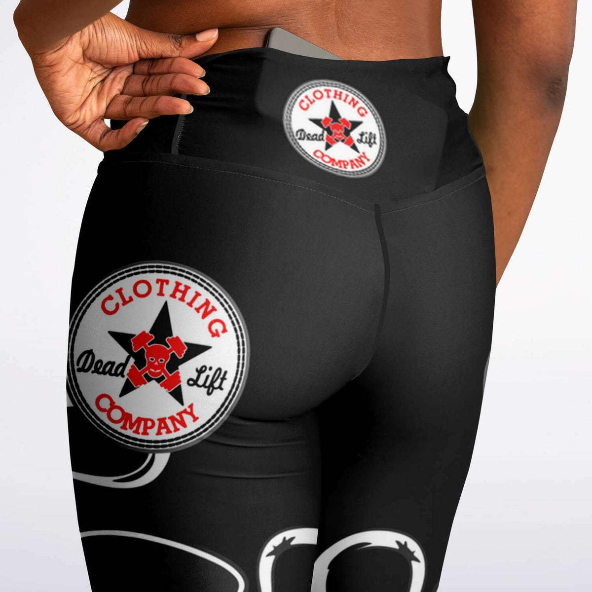 Chucks Black Flare Leggings