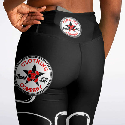 Chucks Black Flare Leggings