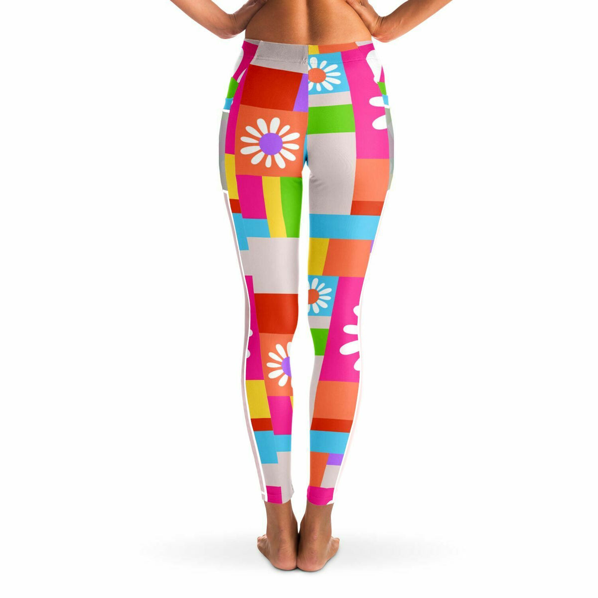 Hip Daisy Mesh Pocket Legging