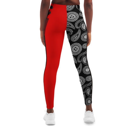 Inky Paisley Remix Mesh Pocket Legging