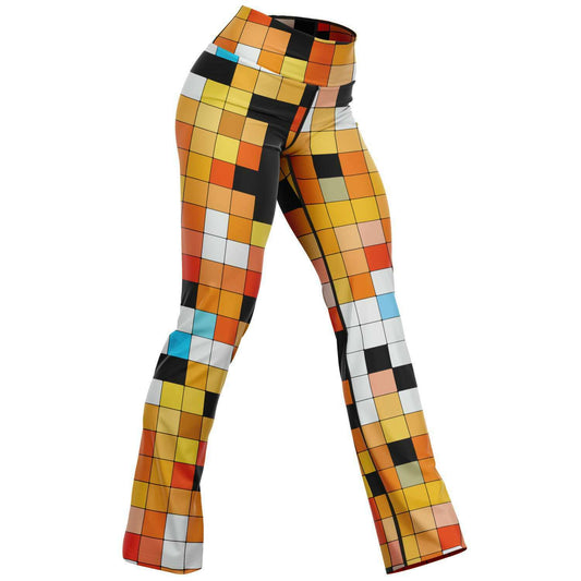 Puzzled Flare Leggings